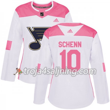 St. Louis Blues tröja Brayden Schenn 10 Vit 2017-2018 Adidas Rosa Fashion Authentic - Dame NHL Tröjor St. Louis Blues tröja Brayden Schenn 10 Vit 2017-2018 Adidas Rosa Fashion Authentic - Dame NHL Tröjor
